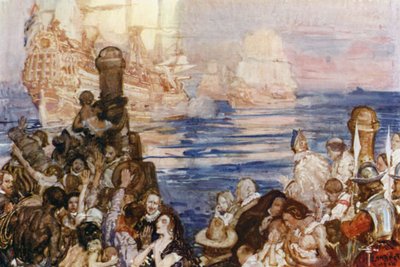 Illustration pour Romance of Empire, Australie - George Washington Lambert